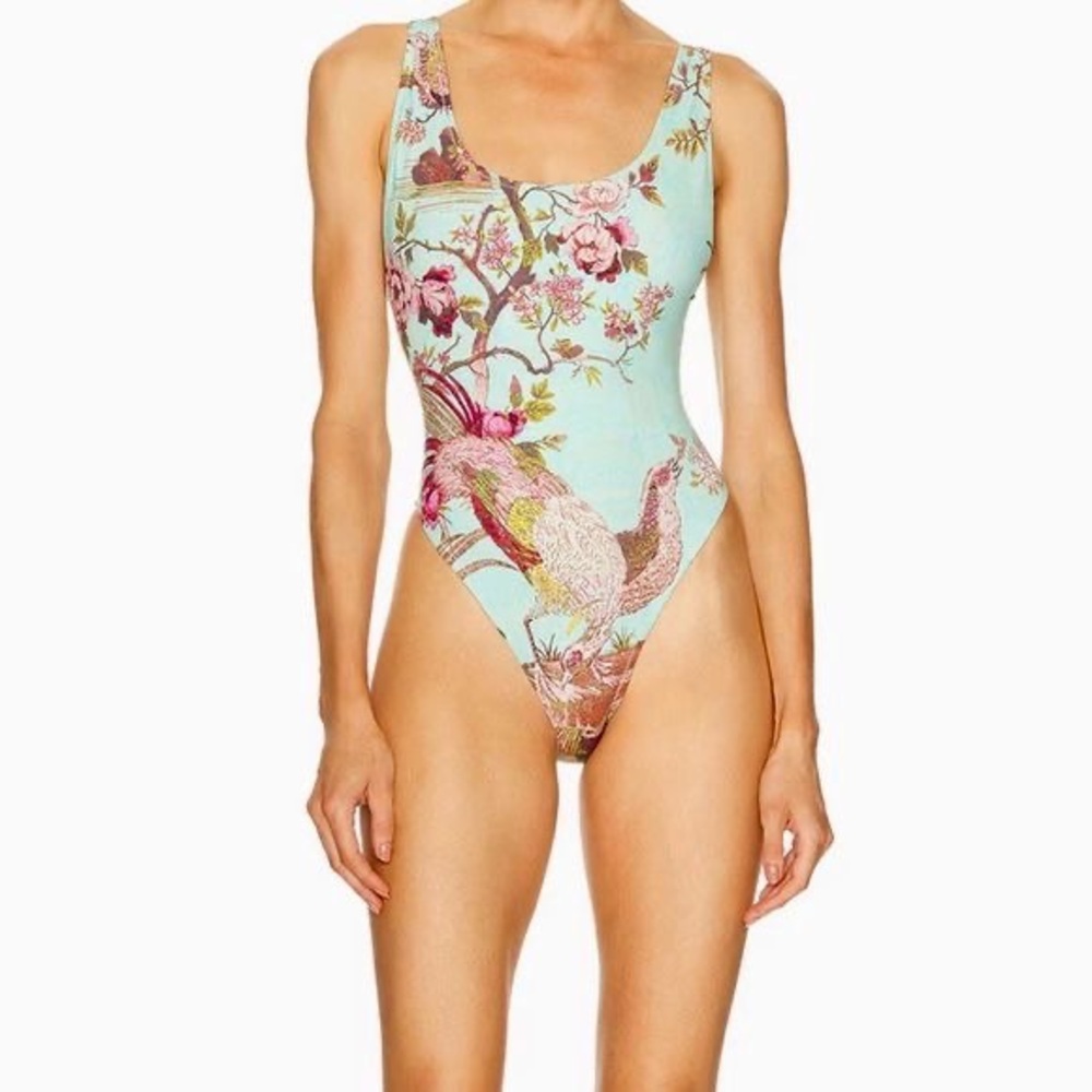 SKIMS X Cavalli One Piece Floral Swimsuit size S NWT